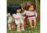 Miniland - Baby Doll - Caucasian Girl with Down Syndrome 38cm