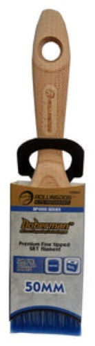 Premium 50mm paint brush with ergonomic handle for smooth, even coverage on large surfaces. Ideal for all paint types.