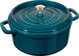 Round-Cocotte-Staub-La-Mer-Sea-Blue-20cm