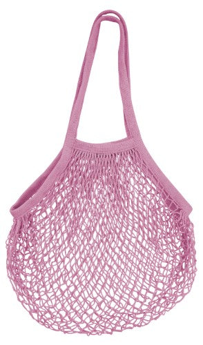 Long Handle String Bag - Karlstert Cotton (Pink)
