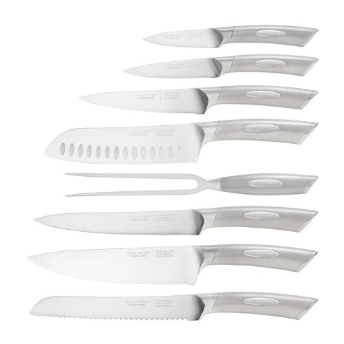Steel Knife Block Set - SCANPAN Classic (9 Piece)