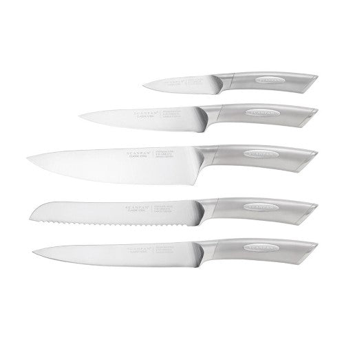 Knife Block Set - SCANPAN Classic Steel Kalo (6 Piece)