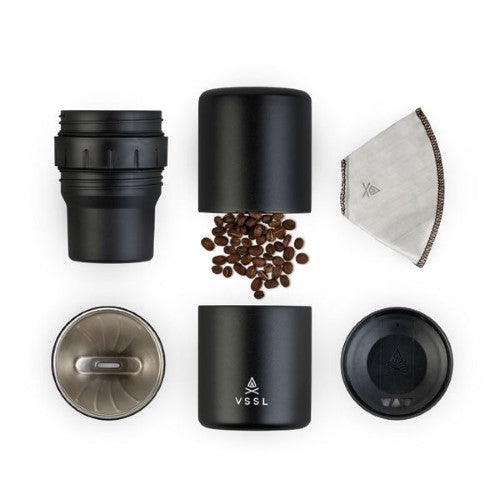 Nest Pour Over Portable Coffee Kit - VSSL (Black)