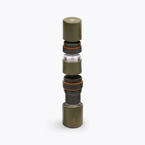 Nest Pour Over Portable Coffee Kit - VSSL (Deep Moss)