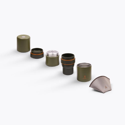 Nest Pour Over Coffee Set - VSSL (Deep Moss)