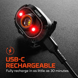 Rechargeable Headlamp - NEBO Mycro 450 (Grey)