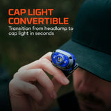 Rechargeable Headlamp - NEBO Mycro 450 (Blue)