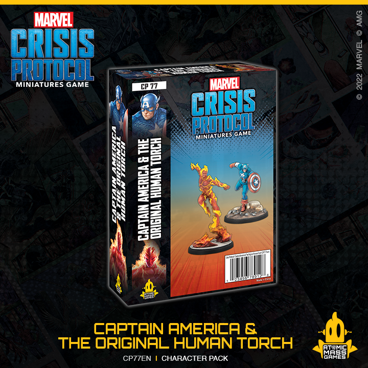 Marvel: Crisis Protocol  - Captain America & The Original Human Torch