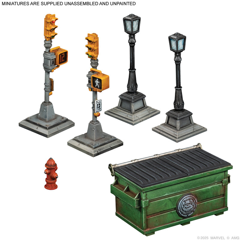 Marvel: Crisis Protocol  - NYC City Block Terrain Collection