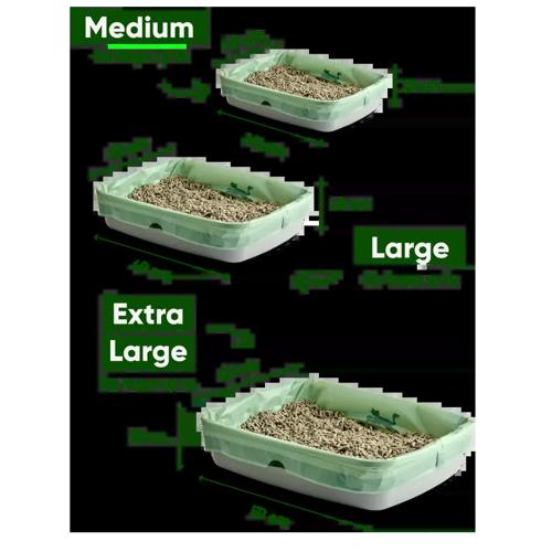 Cat Litter Tray Liners Beco XL 24 Pack