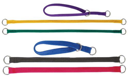 Dog Nylon Slip Collar Beau Pets Double Black 20mm x 50cm