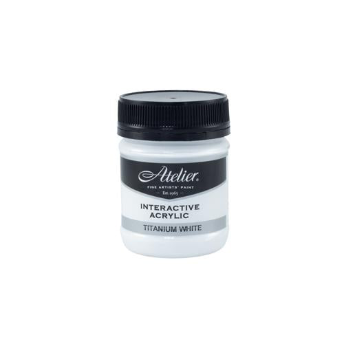 Atelier Free Flow Artists Acrylic Paints 250ml Titanium White