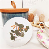 Coaster - Single Printed Sarah Featon Kawakawa (10cm)