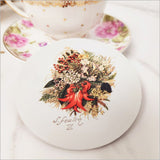 Coaster - Single Printed Sarah Featon Wild flowers (10cm)