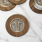 Coaster - Single Art Deco River Rimu (10cm)