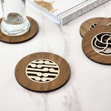 Coaster - Single Koru River Rimu (10cm)