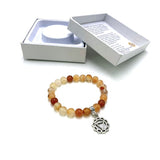 Bracelet - Agate Solar Plexus Chakra (7cm)
