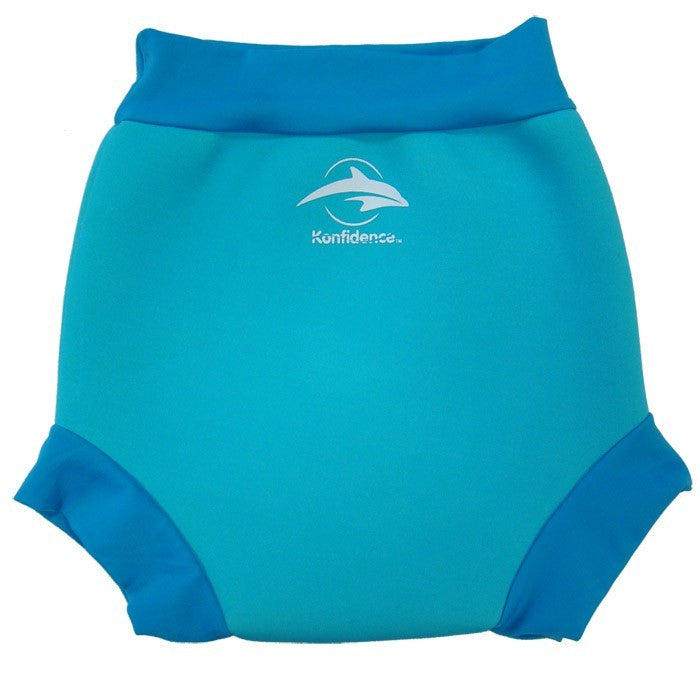 Neoprene Swim Nappy - Konfidence  - Blue (14kg+/18-24mths)
