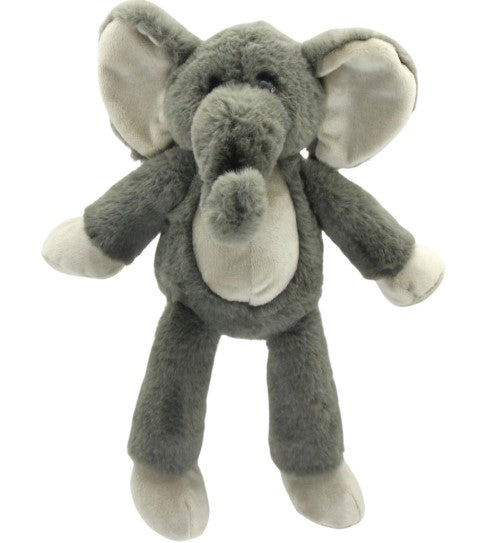 Soft Plush Toy -  Eden Elephant. Long Legged Grey Elephant.