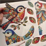 Decal Set - Patchwork Birds