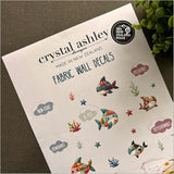 Decal Set - Patchwork Sharks