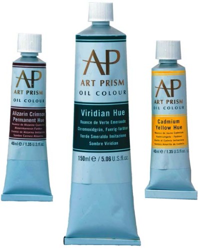 Artist Oil Paint in Cadmium Red, 150ml, ideal for vibrant artworks with great lightfastness and transparency.