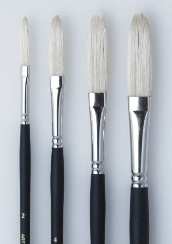 Artist Brush - As Hog Bristle Long Filbert 4