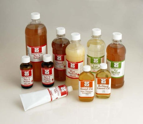 Artist Medium As Glazing Gel 40ml, enhances oil paints with transparency, depth, and smooth application for vibrant artwork.