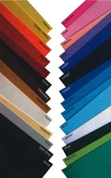 Vibrant A4 blue craft paper pack of 50, acid-free with textured and smooth sides for versatile art and craft projects.