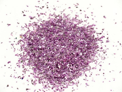 Vibrant pink confetti glitter in a 250ml jar, perfect for crafting and adding sparkle to any occasion.