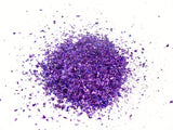 Confetti Glitter 500ml Jar Purple