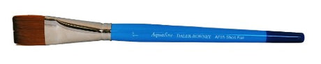 Aquafine Af55 Flat Wash 1" brush with synthetic filaments for smooth watercolor application and precise blending.