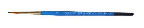 Aquafine Af85 Pointed Round #4 watercolor brush, ideal for detail work and blending, emulating natural sable hair.