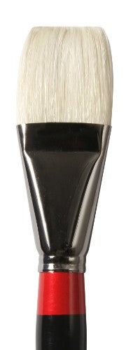 Georgian S36 Short Flat #18 artist brush with premium bristles for precision strokes in oil, acrylic, or watercolor.