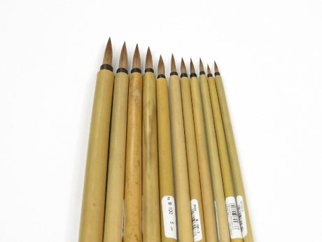 Artist Brush Sm100 Chinese #6 with soft bristles for fluid painting, perfect for watercolor and ink techniques.