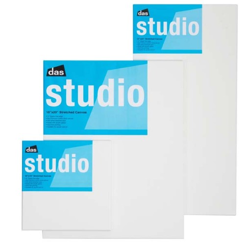 Premium 15x30 inch artist canvas made of natural cotton, ideal for various painting techniques.