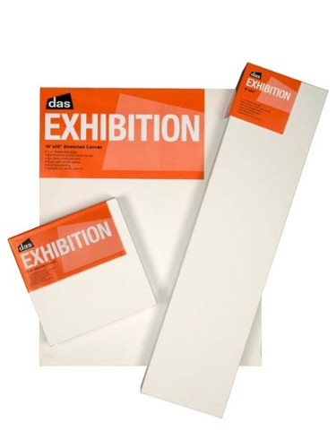 Das Exhibition 1.5 Canvas, 10x30 inches, made from 100% cotton for vibrant paint application and superior adhesion.