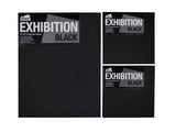 Das Exhibition Black 1.5 Canvas 4x12(Inches)