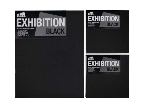 Das Exhibition Black 1.5 Canvas 12x16 Inches