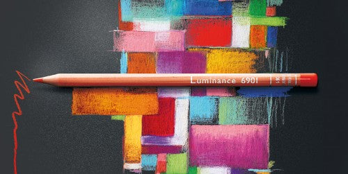 Caran D’ache Luminance Pencils pack of 3 in Silver Grey, featuring creamy leads and high lightfastness for artists.