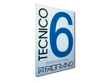 Technico 6 Pad A3 240g Smooth paper pack with 20 sheets, ideal for detailed art, sketches, and technical drawings.