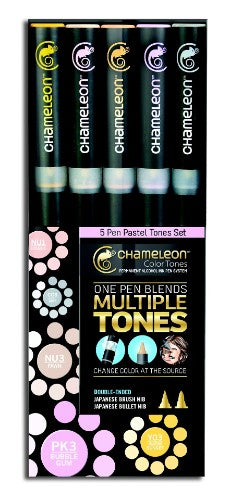 Chameleon 5-Pen Pastel Tones Set