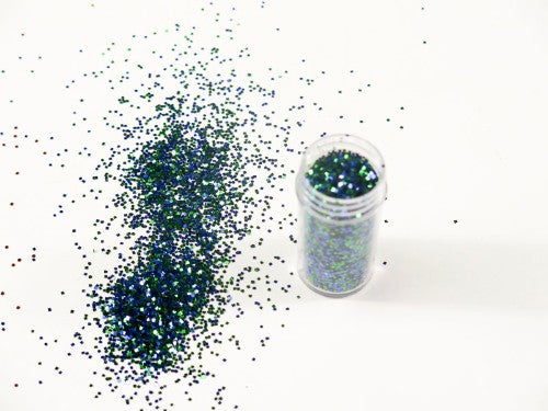 Vibrant 1kg peacock glitter for crafting, safe for kids, perfect for DIY projects and special events.