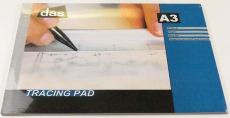 Das Tracing Pad A3 features 40 sheets of high-quality, transparent tracing paper for artists and designers.