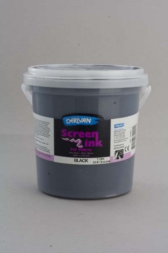 Ink - Derivan Screen Ink 1l Black