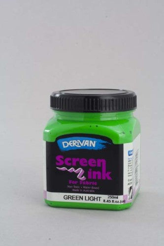 Ink - Derivan Screen Ink 250ml Green Light