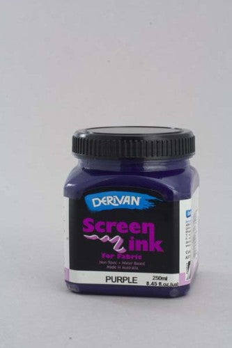 Ink - Derivan Screen Ink 250ml Purple