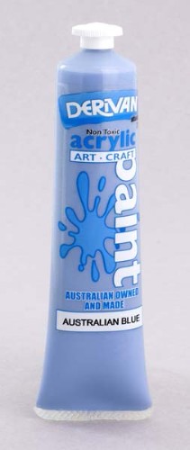 Acrylic Paint - Derivan Stu 75ml Australian Blue (Cobalt