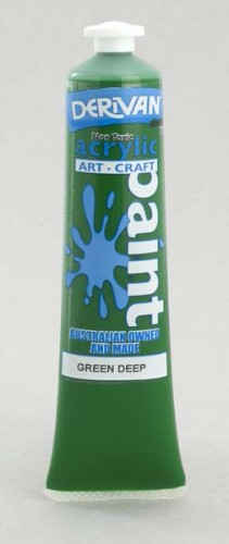 Acrylic Paint - Derivan Stu 75ml Green Deep