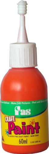 Glue - Fas Craft Glue 60ml Orange